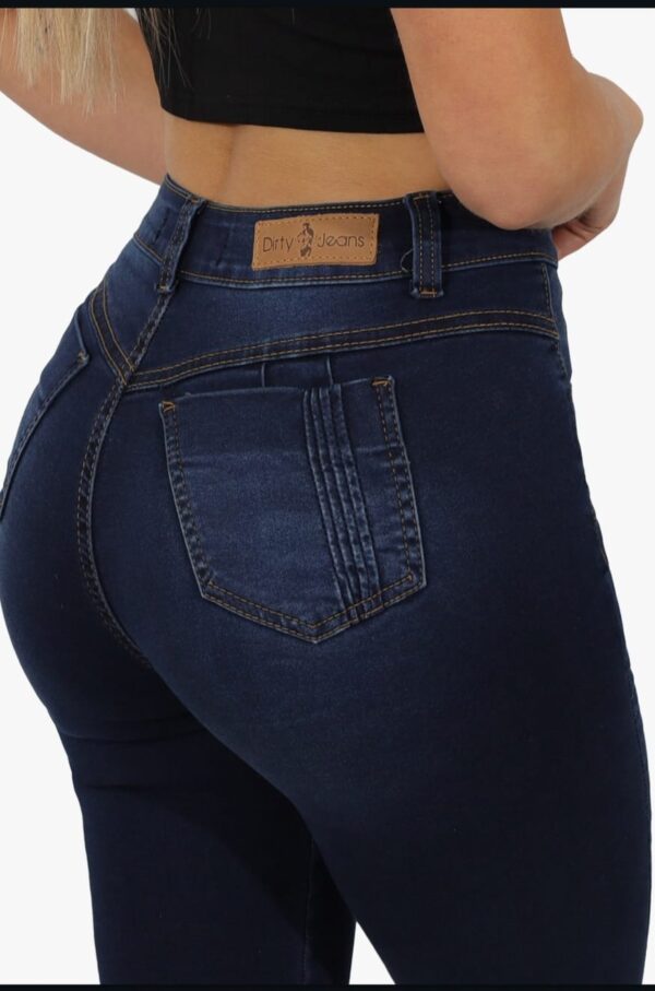 PANTALON TIRO ALTO ELAS 3 JEANS ELASTICADO TIRO ALTO NUEVO